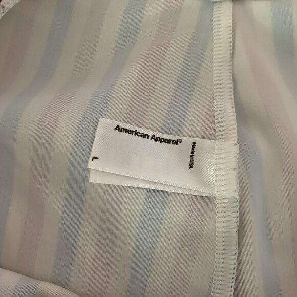 Size Large High Rise American Apparel Leggings - Red, White, and Blue - Picture 4 of 9